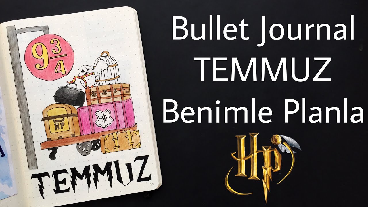 Harry Potter | Bullet Journal Temmuz 2020 / Bujo July Setup | Planlayıcı Ajanda