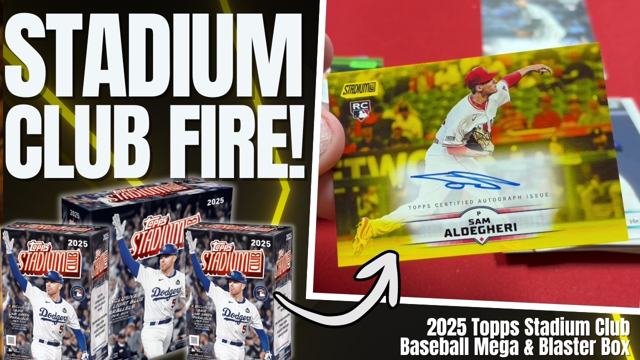 2025 Topps Stadium Club Baseball Mega & Blaster Box Unboxing!!!
