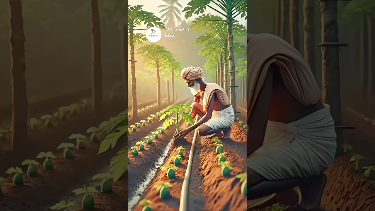 FARMER FARMING emotional story in Telugu | 🥹🌾#shorts