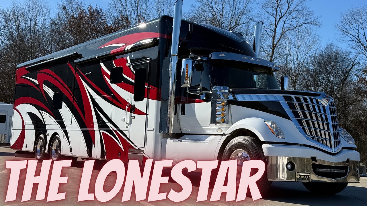 The Lonestar!! Super C Motorhome, bunk house, ShowHauler Conversion!