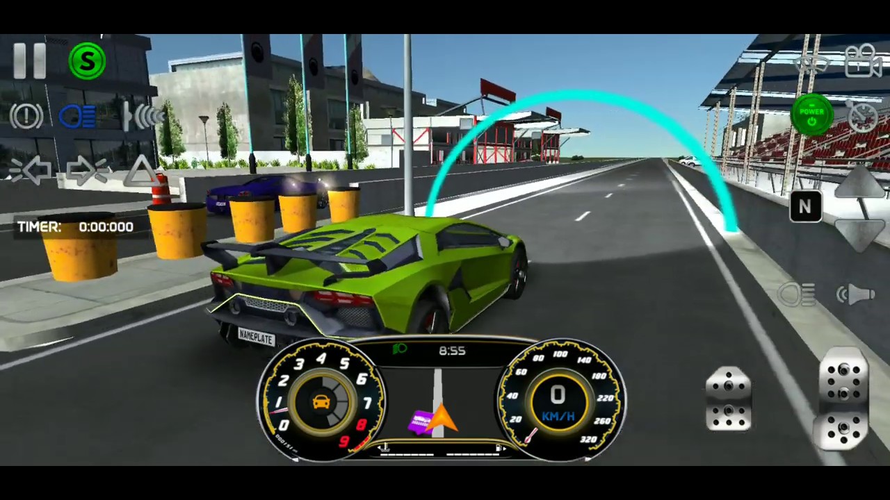 LAMBORGHINI AVENTADOR SVJ DRAG RACE- REAL DRIVING SIM