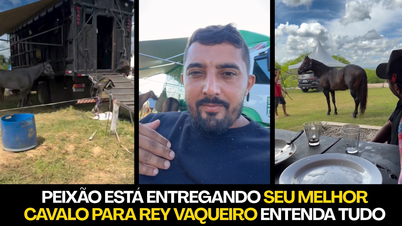 PEIXE DA LAMA ENTREGA SEU MELHOR CAVALO PARA REY VAUEIRO ENTENDA O MOTIVO - CONFIRA