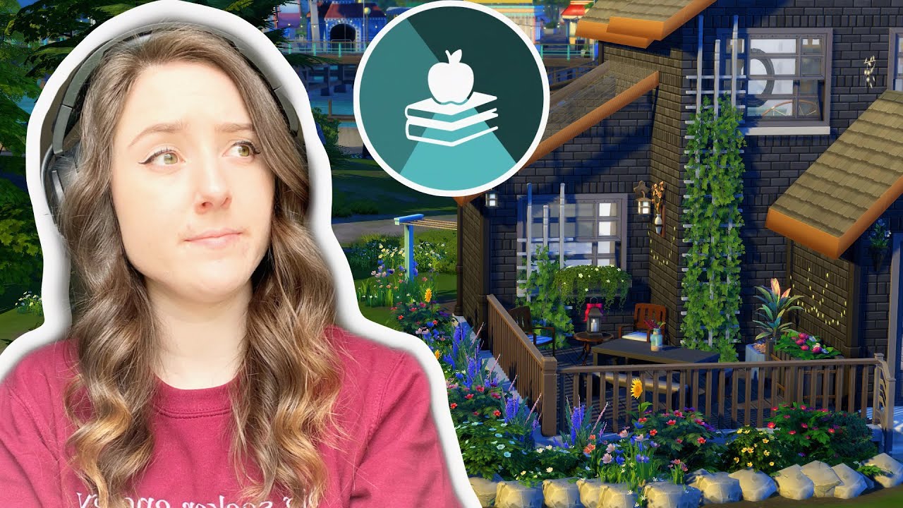 Building a Family House Using The High School Pack in The Sims 4! Build Challenges in The Sims 4!