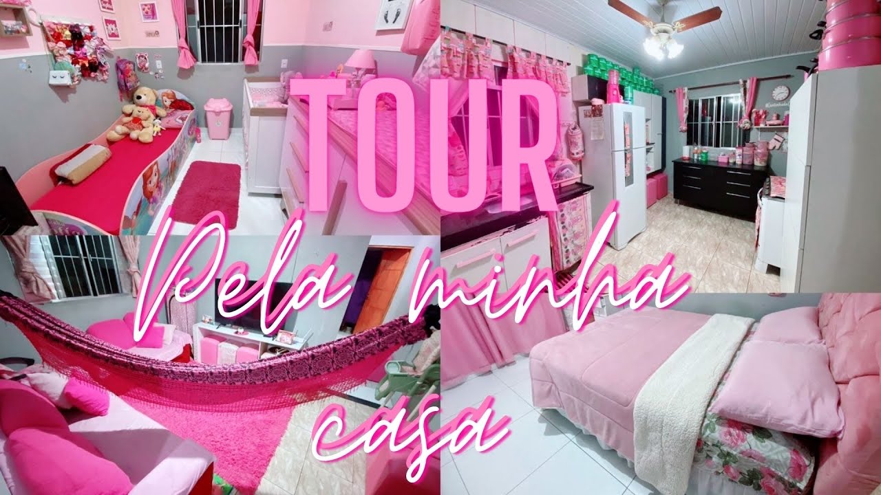 Tour pela minha casa rosa | Júlia Alessandra