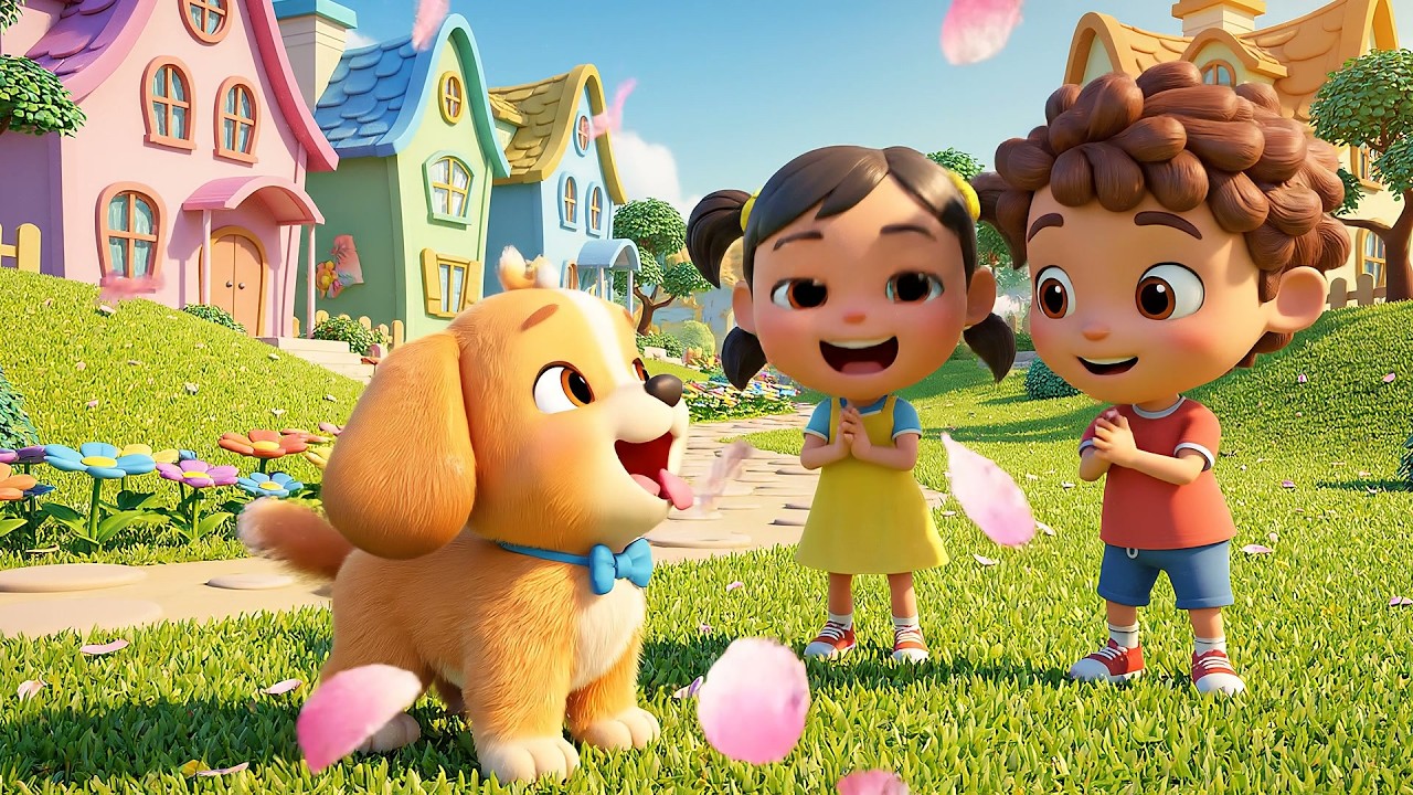 Little Puppy Wags Tail Wag Wag Wag | Happy Pet Songs & Puppy Dance for Kids