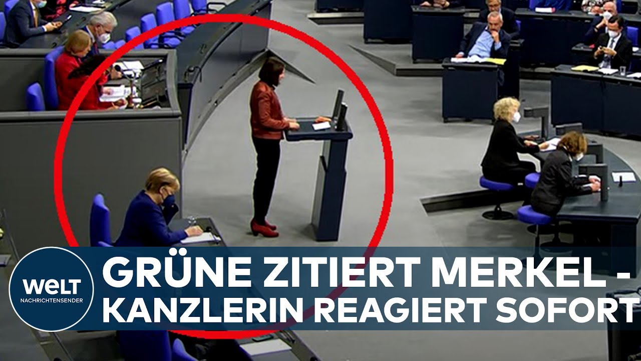 ANGELA MERKEL: Die Grüne Katrin Göring-Eckardt zitiert 