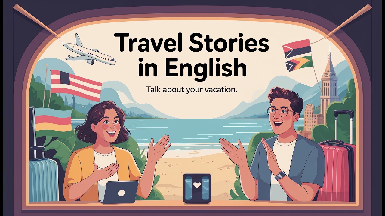 Travel Stories in English ✈️ | How to Talk About Your Vacation (B1 Practice)