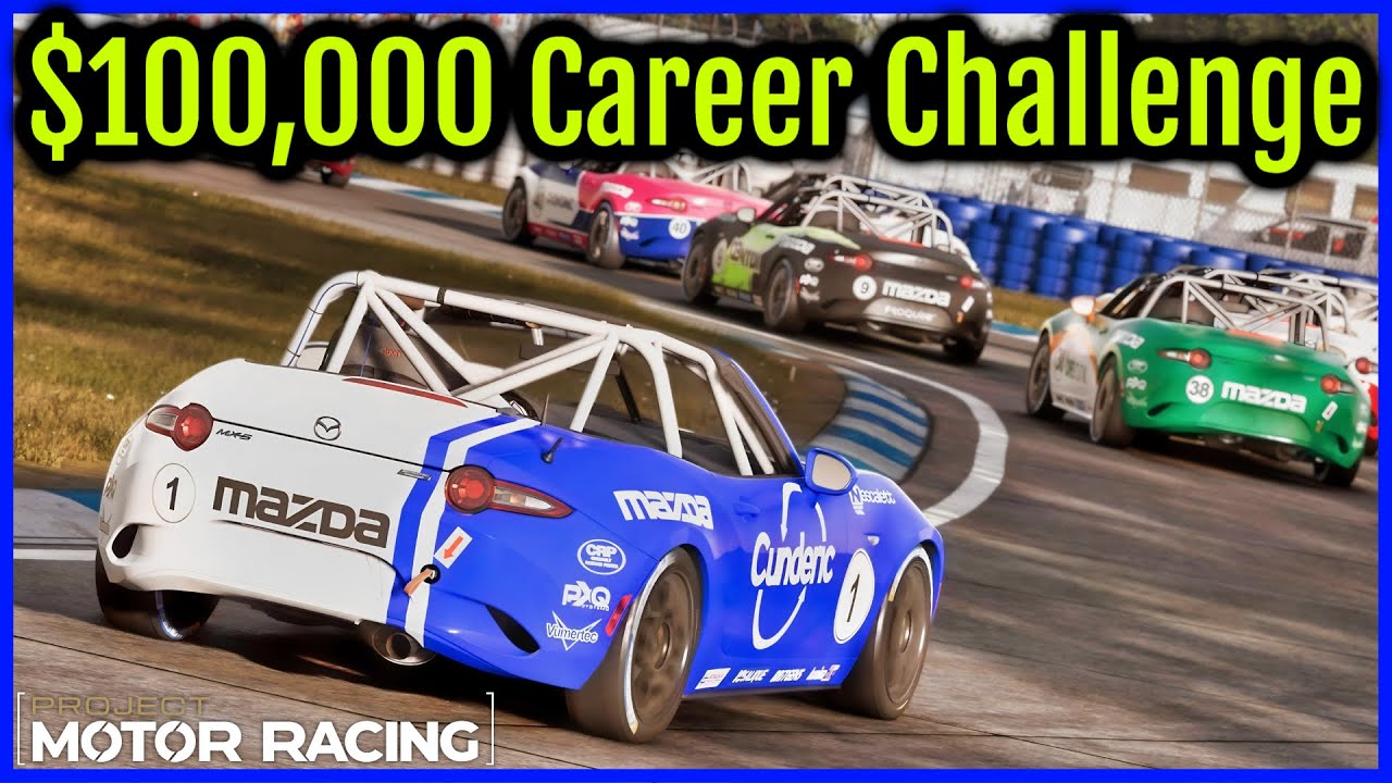 Режим карьеры PMR — гонка за 100 000 долларов (трофей MX5) | Project Motor Racing