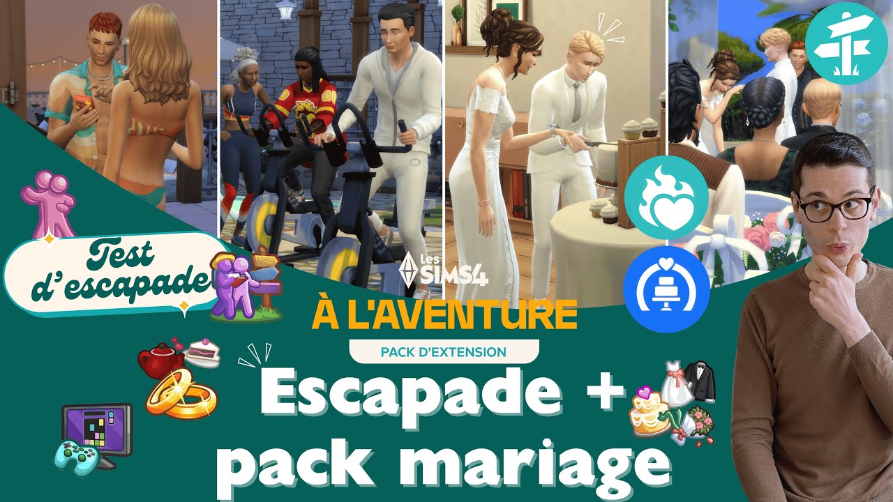 Les Sims 4 &Agrave; l'aventure : Test d'une escapade romantique de mariage 🎯