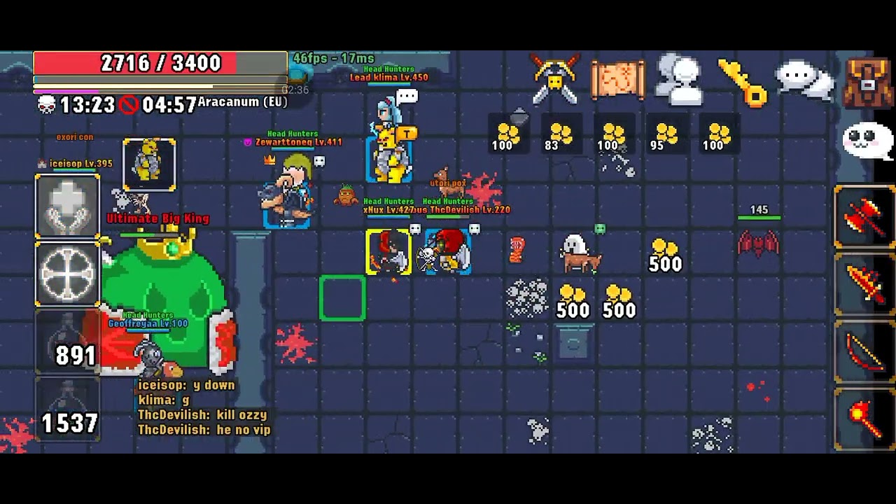 World of Solaria (PvP in slime boss)