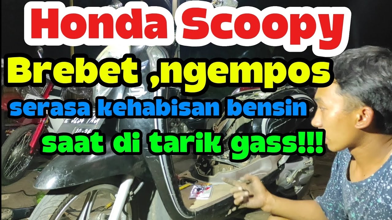 Honda ScoopyFI Brebet,ngempos.. Saat Digas‼️Serasa kehabisan bensin,Ternyata Ini Penyebabnya#scoopy 