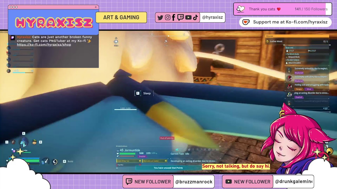 LIVE: Playing Palword game with @Setsu0088 on my PC (no talking)