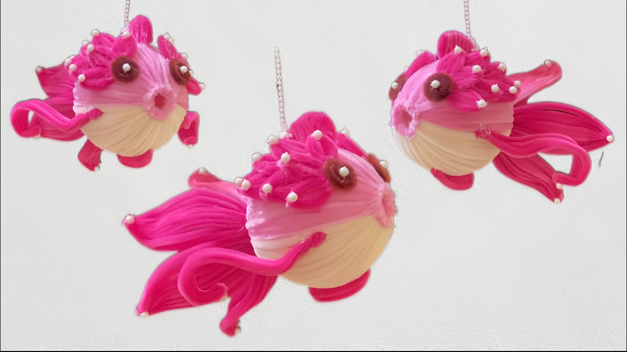Hướng dẫn làm đèn lồng cá chép bằng kẽm nhung - Đèn lồng Trung Thu handmade