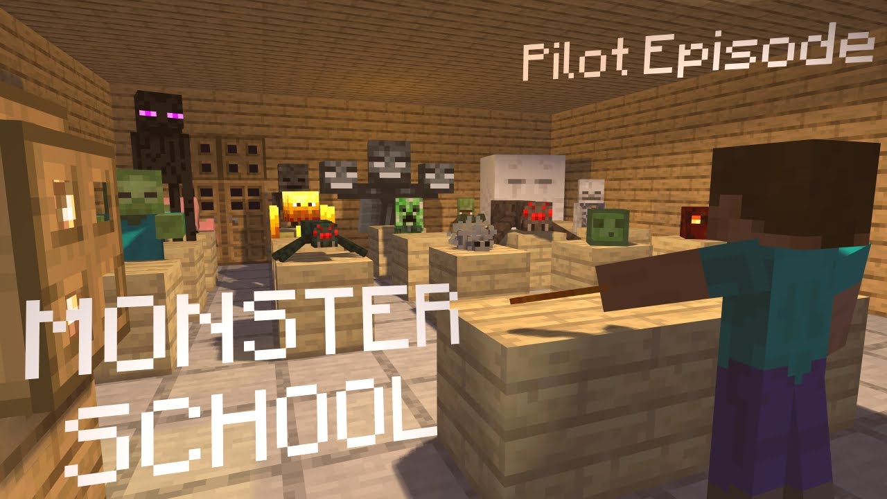 Monster School Fan Reboot // Crafting Weapons // EP0