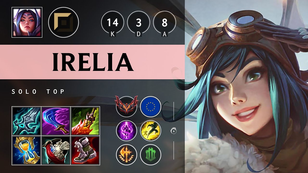 Irelia Top vs Yone: Legendary - EUW Grandmaster Patch 14.21
