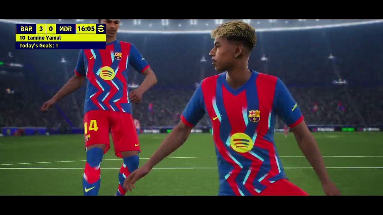 eFootball 2026 Mobile.FC.Barcelona Vs Atlético de Madrid.Copa Del Rey.First Half