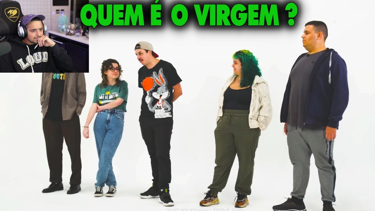 CORINGA REAGE: QUEM É O VIRGEM? - AQUELES CARAS |TARTARUGA CLIPS