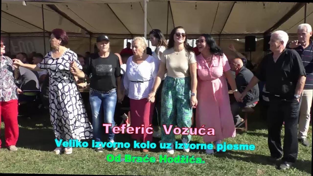 Veliko izvorno kolo uz izvorne pjesme od Braće Hodžića. Vozuća 2023.