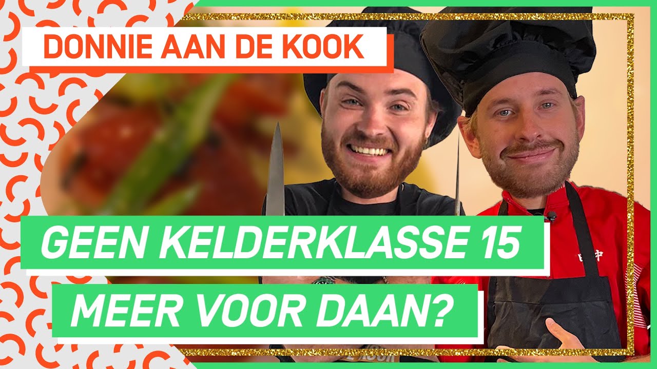Daan Boom schaamt zich in de keuken | DONNIE AAN DE KOOK #5 | NPO 3