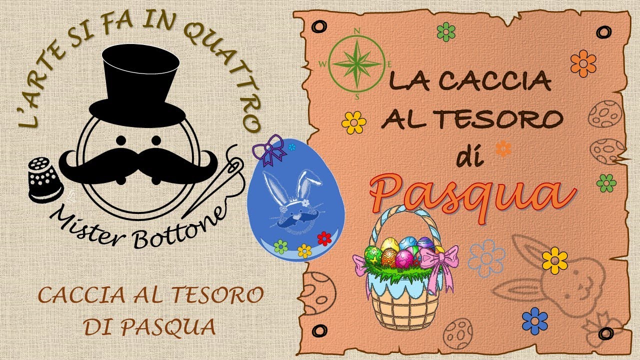 Come organizzare una CACCIA AL TESORO per bambini in casa | tema PASQUA | indovinelli in rima