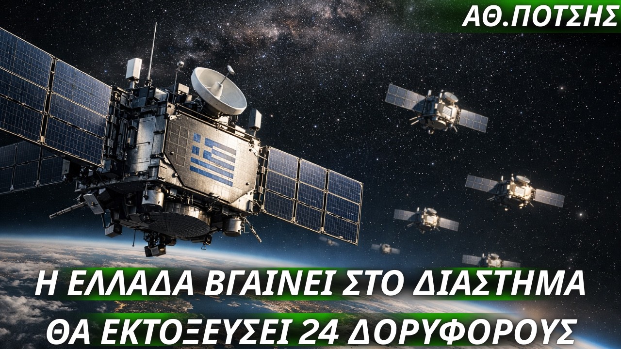 Αθανάσιος Πότσης: Η Ελλάδα θα εκτοξεύσει 24 δικούς της δορυφόρους-Η χώρα αποκτά διαστημική παρουσία
