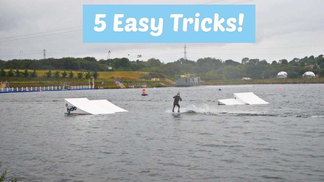5 Easy Wakeboard Tricks For Beginners - Cable Wakeboarding | How To
