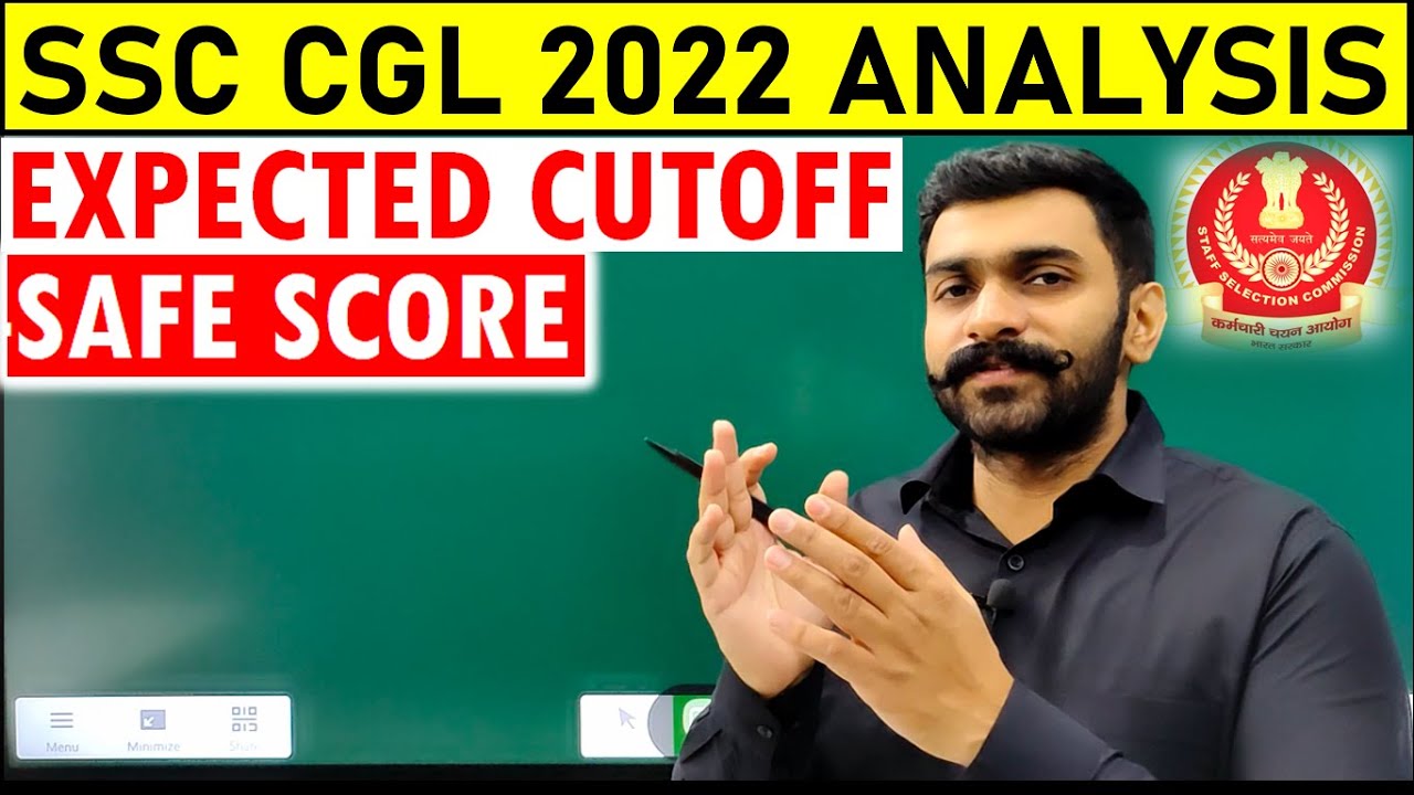 SSC CGL 2022 Expected Cut off SSC CGL 2022 Safe Score SSC CGL 2022 Tier 1 Expected cutoff safe score