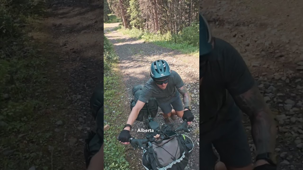 Gotta love shortcuts #bicycletouring #vlog #bikepacking #travelvlog #cycling #gdmbr #offroad