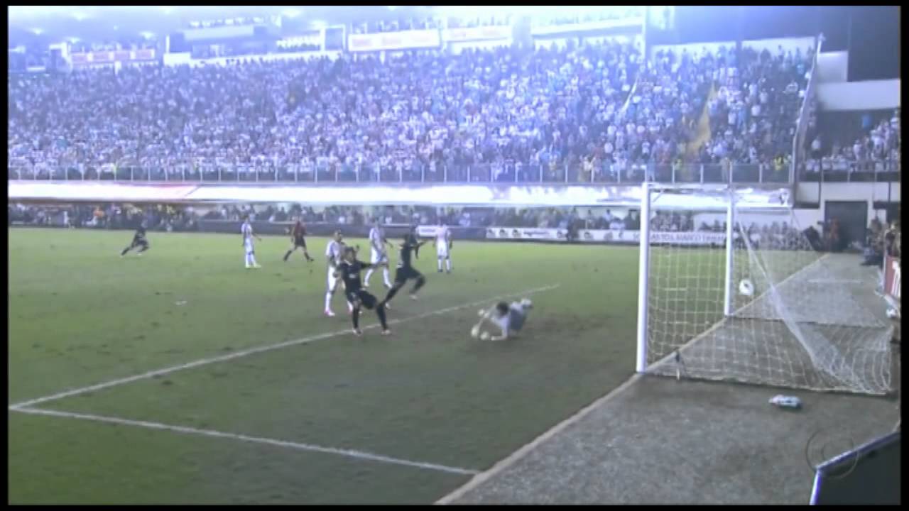 Corinthians 1 x 0 Santos gol do Sheik na Vila Belmiro