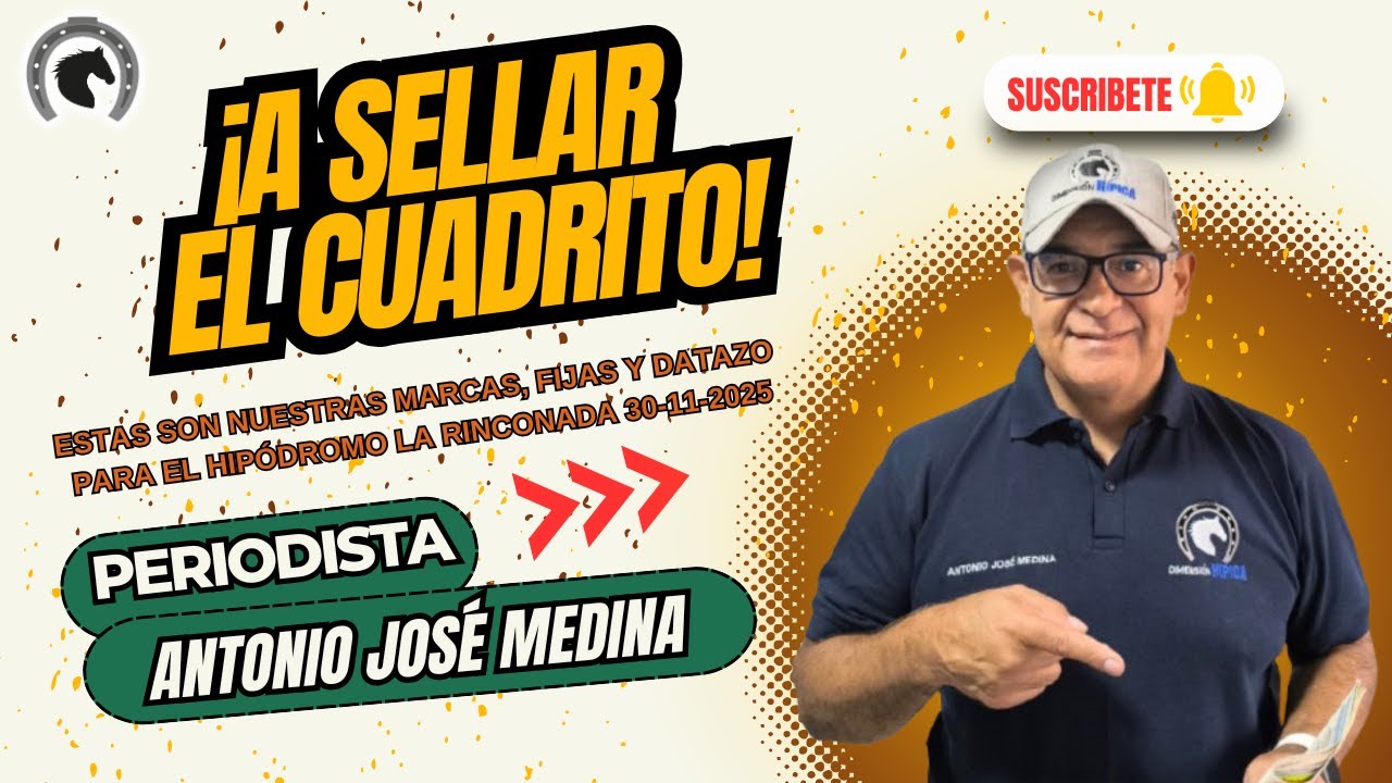 timos Datos para el Hipódromo #LARINCONADA / Domingo 30-11-2025