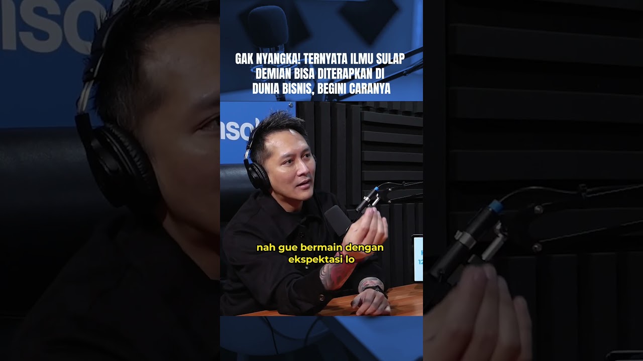 Perhatiin baik-baik! 🤯 ternyata ilmu sulap bisa diterapkan ke bisnis kayak gini gaes??