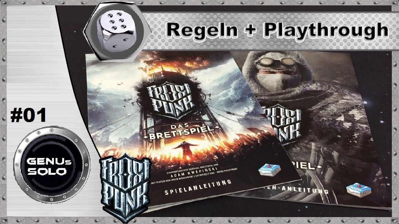 Frostpunk - Das Brettspiel - S01E01 - Playthrough - Setup/Regeln - deutsch