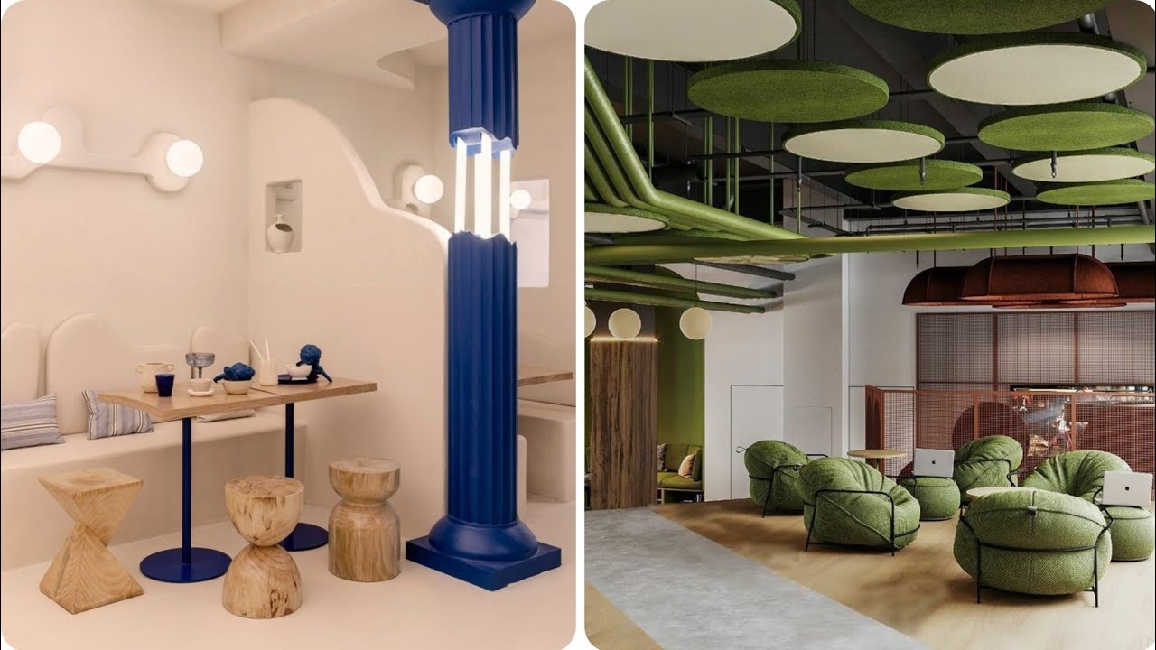 100 Beautiful Uncommon  Resto Furnitures👌| Modern Resto chairs|Colorful Coffee Shop Designs