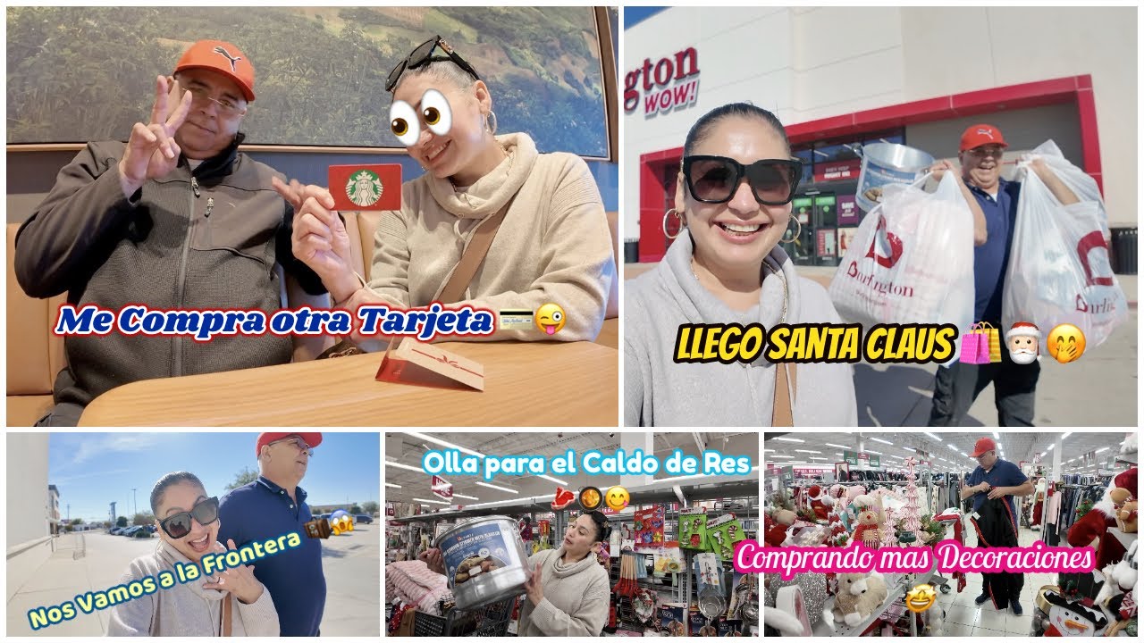 VOY ACOMPA&Ntilde;ARLO A LA FRONTERA 🚘😱  YA LLEGO SANTA  CLAUS 🎁🎅 👀🫢 