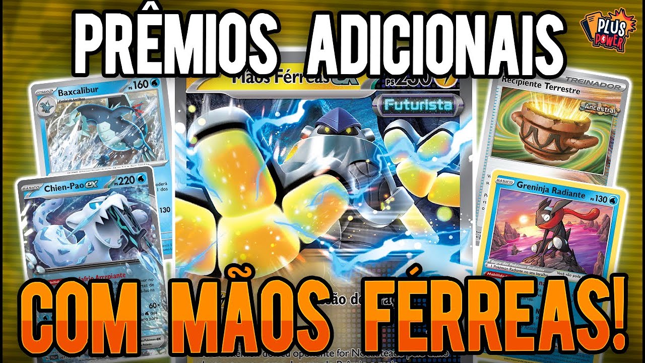 Premio Adicional com Mãos Férreas! - DECK DE CARTA POKEMON TCG (Pokémon TCG Live) | PLUSPOWER