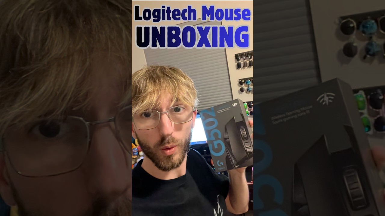 Open my new Logitech G502 Wireless Gaming Mouse with me! #wirelessmouse #logitech #gaming #unboxing