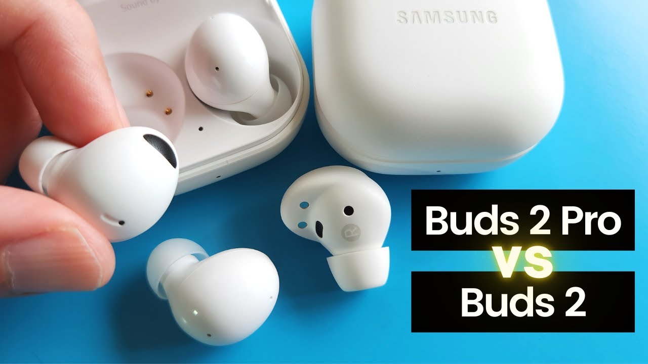 Galaxy Buds 2 Pro vs Buds 2 - comfort, fit and size comparison