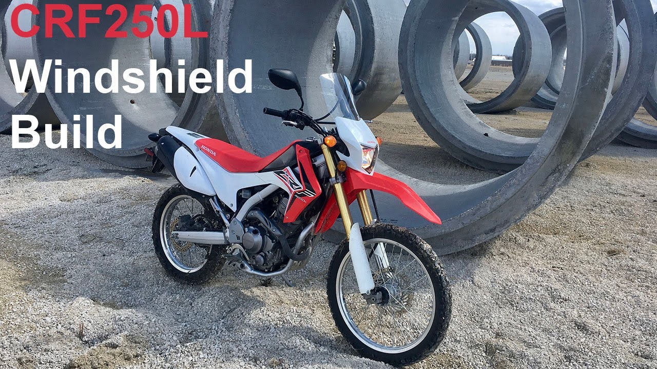 Honda CRF250L Windshield Build - NO DRILLING!