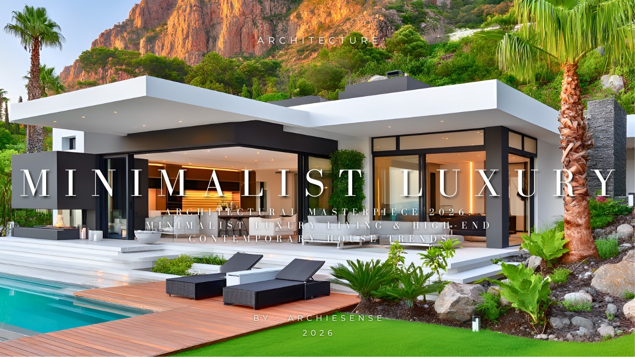 Minimalist Luxury Homes Trend 2026 | Billionaire-Inspired Ethereal Elegance & Majestic Design