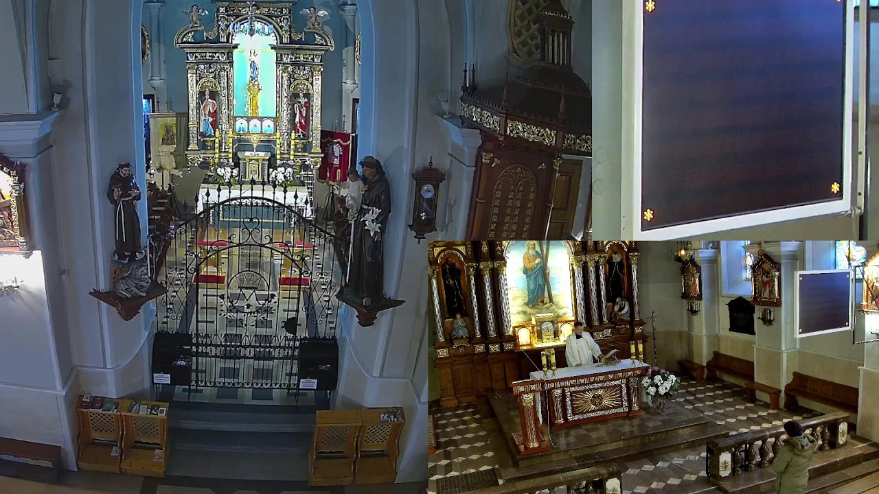 Transmisja mszy św. z kościoła w Szaflarach
