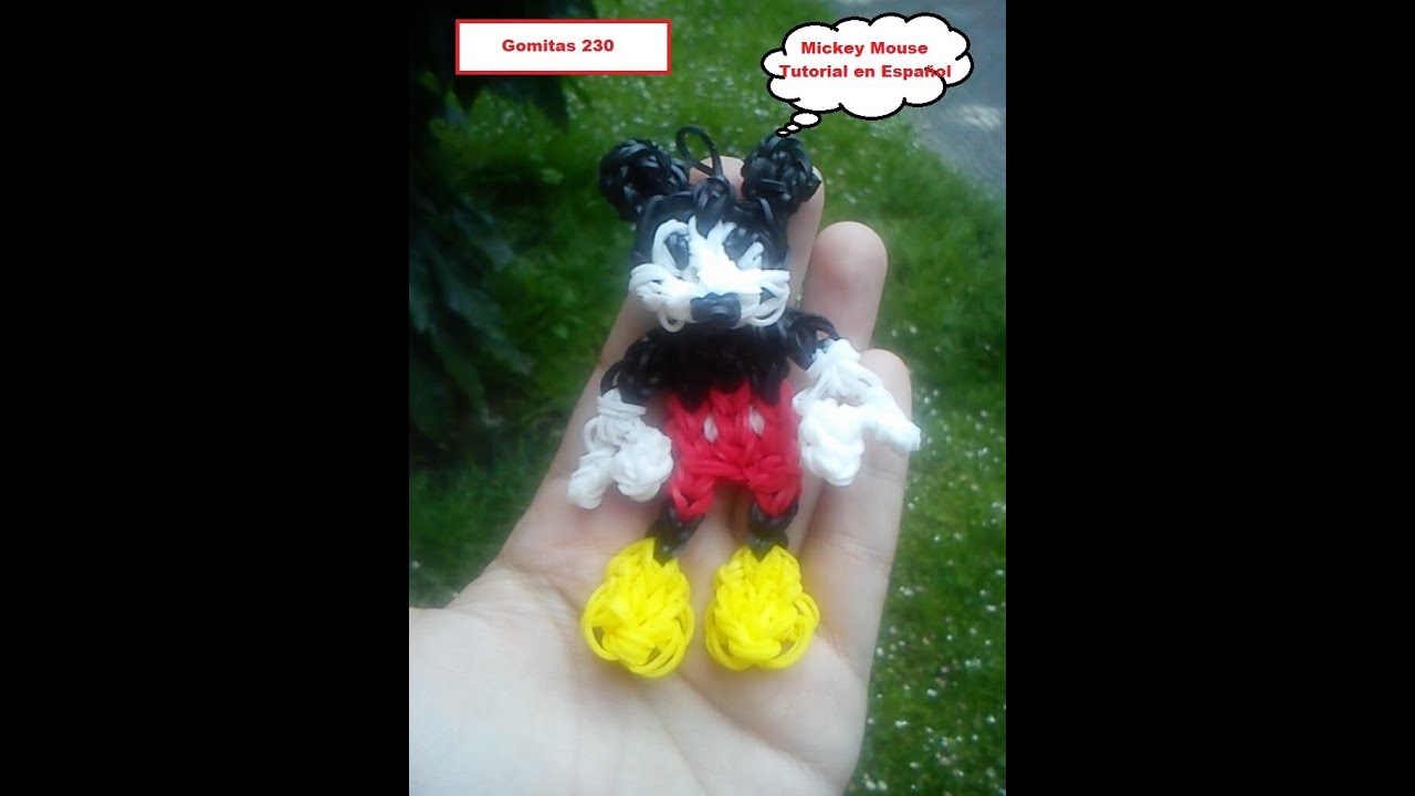 Tutorial en Español de Mickey Mouse con gomitas, parte 1/3