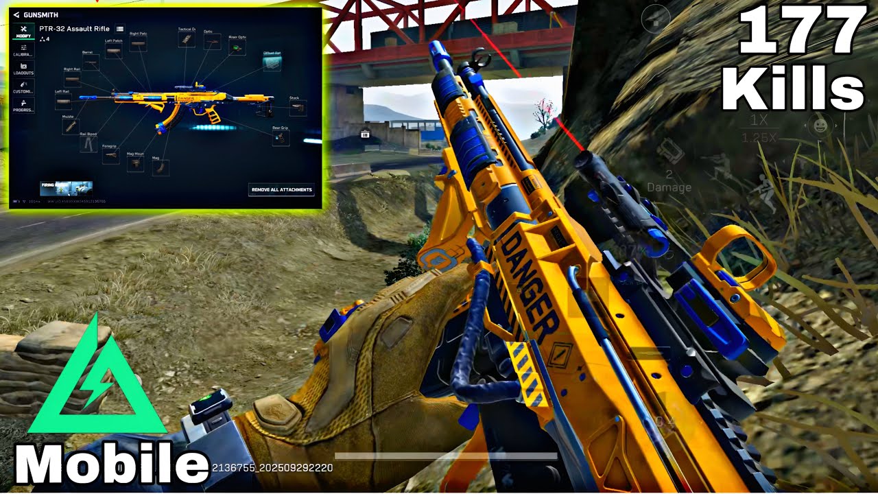 177 Kills with the PTR-32 Assault Rifle | Delta Force Mobile !