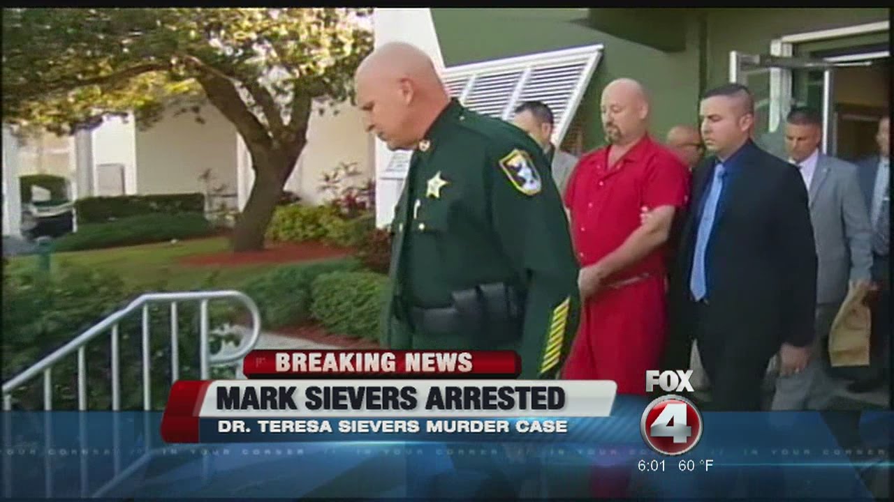Mark Sievers arrested 6pm