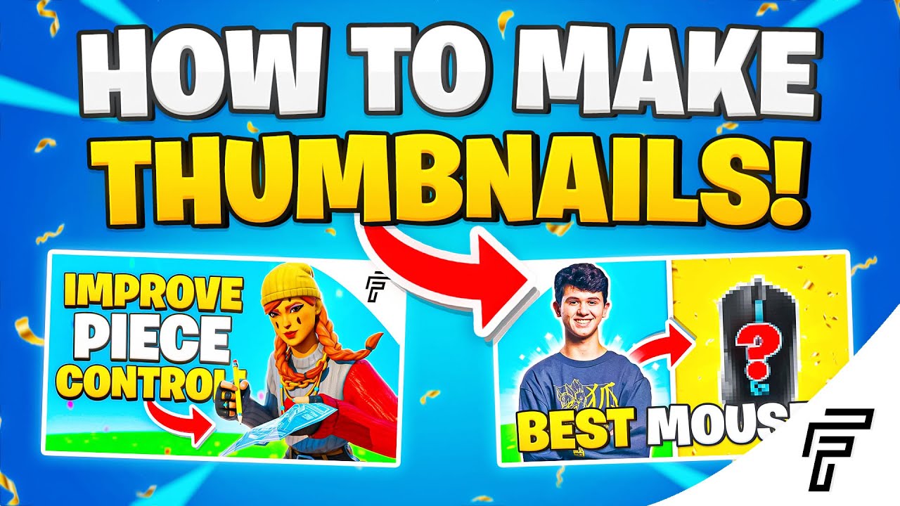 How To Make Fortnite Thumbnails (YouTube Thumbnail Tutorial)