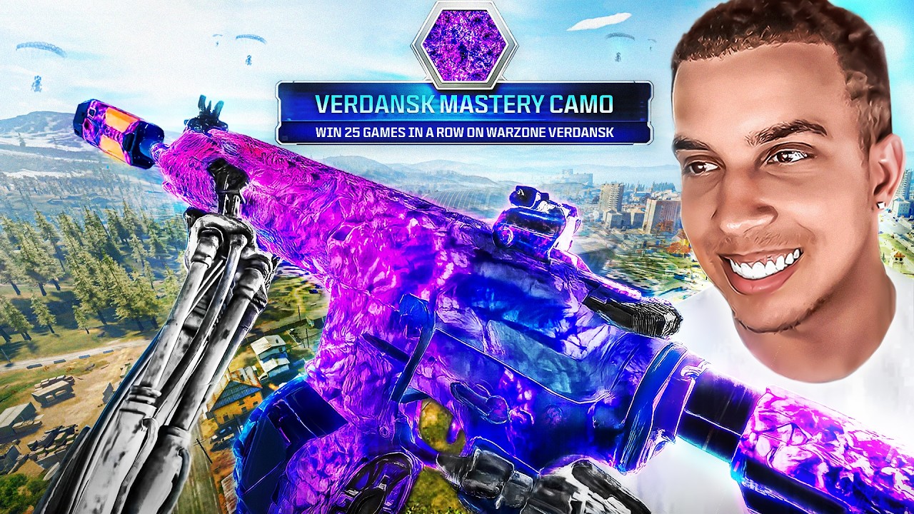I UNLOCKED the SECRET CAMO in Verdansk! (25 WIN STREAK CAMO)