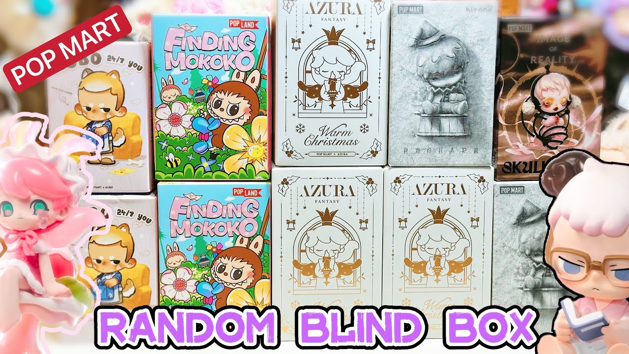 Random blind box POP MART | Hirono | Azura | kubo | Mokoko | skullpanda