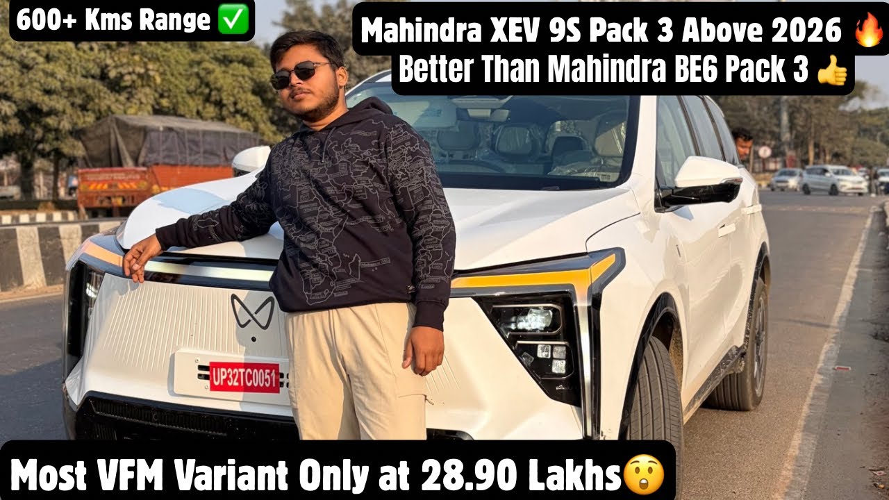 2026 Mahindra XEV 9S Pack 3 Above 79kwh Battery 600 kms Range😲 Detailed Walkaround Review in Hindi