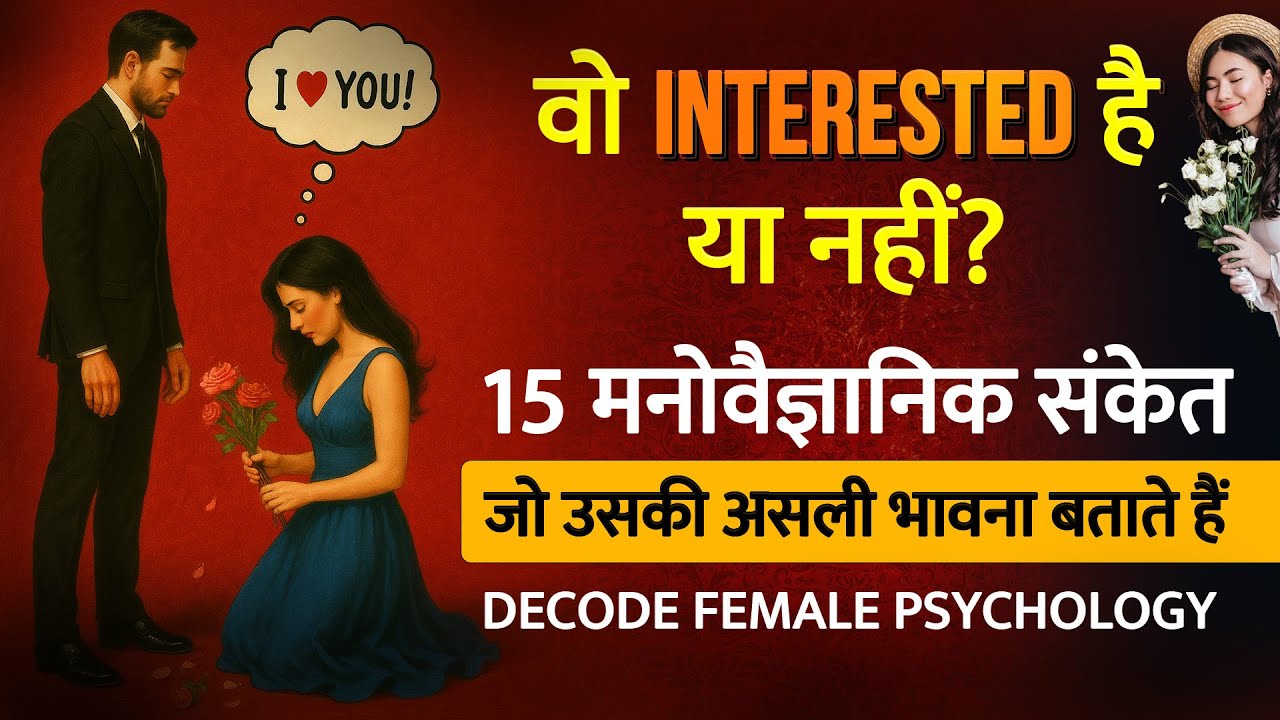 वो Interested है या नहीं? | 15 मनोवैज्ञानिक संकेत जो उसकी असली भावना बताते हैं | Nirbhay Marg