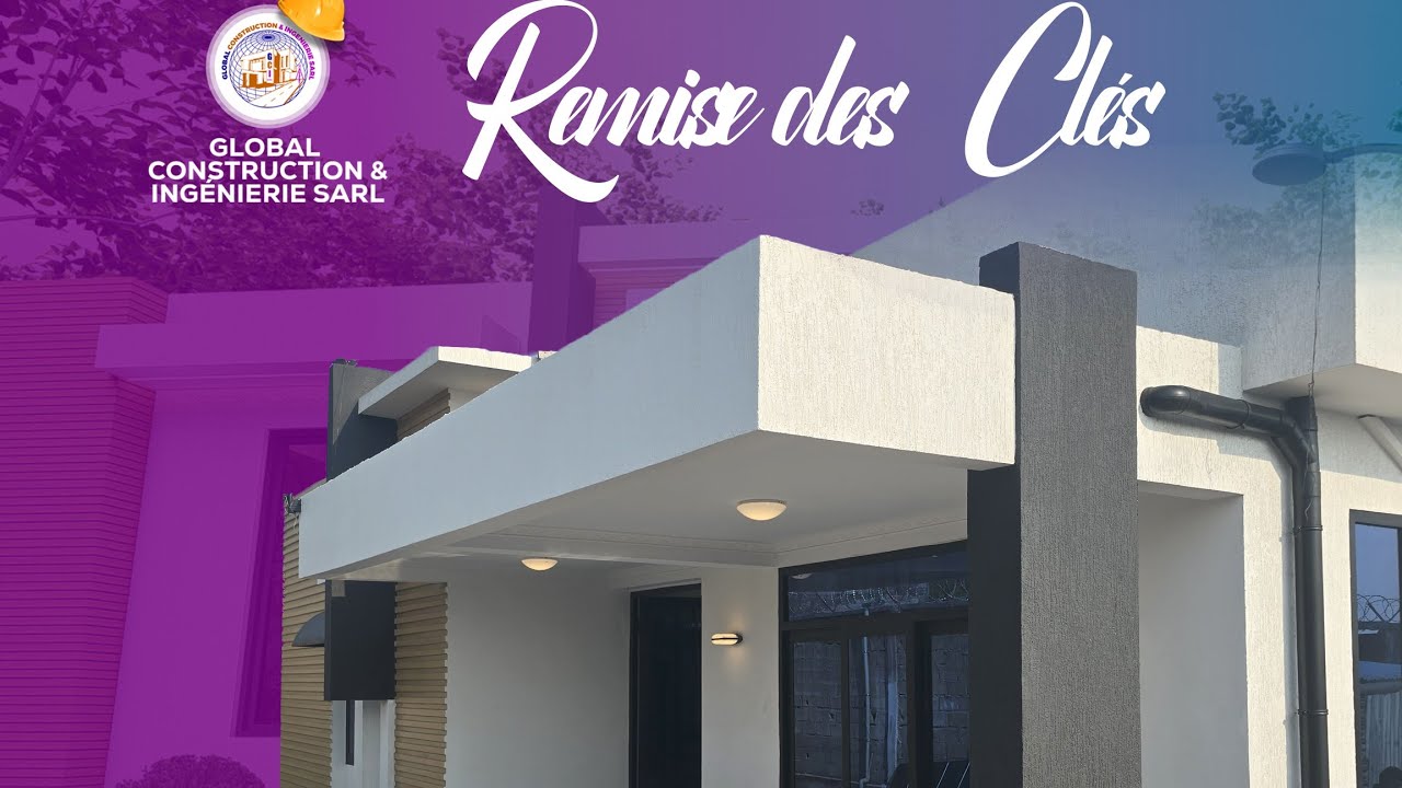 GCI: REMISE DES CL&Eacute;S 🔑  D'UNE MAGNIFIQUE MAISON 🏠 PLAIN PIED DE 3 CH. A NSELE/DAIPIN 