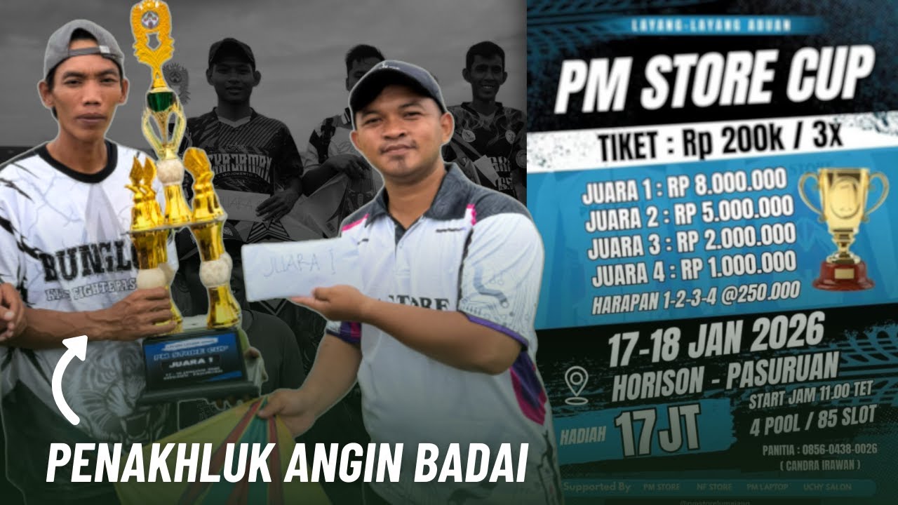 PM STORE CUP ! KONDISI ANGIN BADAI !! APA STRATEGI DAN TEKHNIK YANG PALING AMPUH?